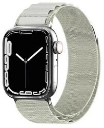 Techsuit - Óraszíj (W037) - Apple Watch 1/2/3/4/5/6/7/8/SE/SE 2/Ultra (42/44/45/49mm) - Csillagfehér (KF2310833)