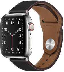 Techsuit - Óraszíj (W033) FÉRFI - Apple Watch 1/2/3/4/5/6/7/8/SE/SE 2/Ultra (42/44/45/49mm) - Fekete (KF239821)