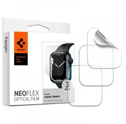 Spigen - Neo Flex (3 csomag) - Apple Watch 4 / 5 / 6 / SE / SE 2 / 7 / 8 (44 mm / 45 mm) - Átlátszó (KF237792)