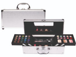 Treffina Set paleta machiaj tip geanta cosmetice Treffina, 30, 5 x 11 x 14 cm, trusa produse cosmetice, silver (81.485.00)