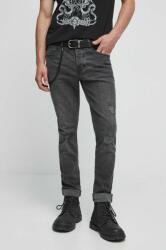 Medicine jeansi barbati, culoarea negru ZBYX-SJM406_99J