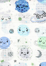 Mintás textil pelenka 1db-os - bolygók - babyshopkaposvar