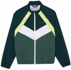 Lacoste Fiú pulóver Lacoste Recycled Fiber Colourblock Zipped Jacket - Zöld