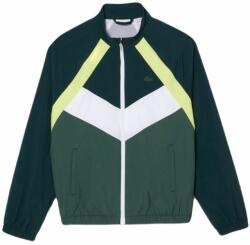 Lacoste Hanorace băieți "Lacoste Recycled Fiber Colourblock Zipped Jacket - green/flashy yellow/white/dark green