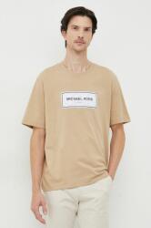 Michael Kors pamut póló bézs, férfi, nyomott mintás - bézs S - answear - 24 990 Ft