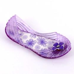 Zibra Balerini de copii, moi si usori, cu floare F-65-PURPLE (F-65-PURPLE_437E)