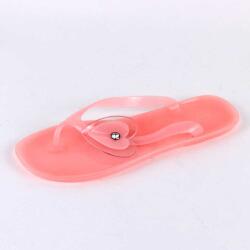 Zibra Papuci de dama, flip -flop din cauciuc HEART-10-PINK (HEART-10-PINK_CA6B)