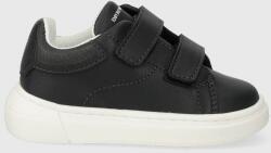 Emporio Armani gyerek bőr sportcipő sötétkék - sötétkék 20