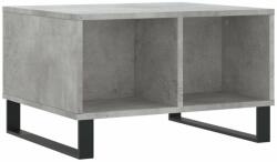 vidaXL betonszürke szerelt fa dohányzóasztal 60 x 50 x 36, 5 cm 830552