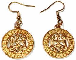 Maria King Ikrek-Horoszkóp fülbevaló, arany színű (STM-1006-f)