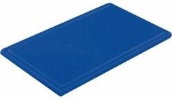 Gastrozone Műanyag barázdált vágódeszka, 32, 5x26, 5x2 cm, GN 1/2, kék