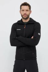 MAMMUT sportos pulóver Taiss Light fekete, nyomott mintás - fekete XL