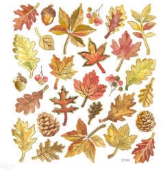 DP CRAFT Matrica, őszi színes levelek, 15x17cm (DPC-DPNK-145) - mesescuccok