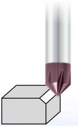 Winstar 4mm L50 D4 Z4 90° élletörő maró - Winstar