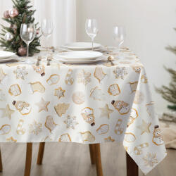 Goldea față de masă decorativă loneta - turtă dulce de crăciun 120 x 180 cm Fata de masa