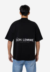 Don Lemme Tricou Oversized Marks - black Mărime: L (13923)