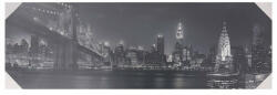 Pictorul Fericit Tablou dreptunghiular New York Bridge, iluminare cu 10 leduri, 30x90x1, 5, Pictorul Fericit