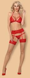 Obsessive Set 3 piese Obsessive, 838-SEG-3, red - S/M - fantezie
