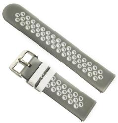  Curea de ceas Gri din Silicon 22mm WZ5357 (WZ5357)