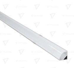 TRACON Profil din aluminiu pentrubenzi LED, de colţ W=10mm, H=1m (LEDSZPC)