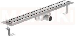 ACO Rigola de dus din inox ACO ShowerDrain C cu flansa orizontala, gratar Massive, lungime 1185mm, h=92mm