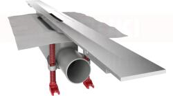 ACO Rigola de dus modulara ACO ShowerDrain S+ cu inaltime standard, flansa textila, gratar Plate din inox, lungime 1000mm