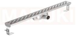 ACO Rigola de dus din inox ACO ShowerDrain C fara flansa, gratar Slot, lungime 1185mm, h=69mm