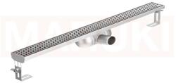 ACO Rigola de dus din inox ACO ShowerDrain C fara flansa, gratar Square, lungime 585mm, h=69mm