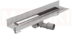 ACO Rigola de dus din inox ACO ShowerDrain M+ cu flansa perete, gratar Twist, lungime 900mm, h=112mm