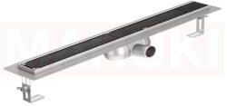ACO Rigola de dus din inox ACO ShowerDrain C cu flansa orizontala, gratar Tile, lungime 985mm, h=69mm