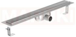 ACO Rigola de dus din inox ACO ShowerDrain C cu flansa orizontala, gratar Square, lungime 1085mm, h=92mm