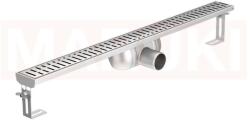 ACO Rigola de dus din inox ACO ShowerDrain C fara flansa, gratar Wave, lungime 1085mm, h=92mm