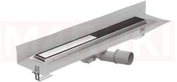 ACO Rigola de dus din inox ACO ShowerDrain M+ cu flansa perete, gratar Twist, lungime 1000mm, h=92mm