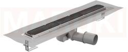 ACO Rigola de dus din inox ACO ShowerDrain M+ cu flansa orizontala, gratar Tile, lungime 800mm, h=112mm
