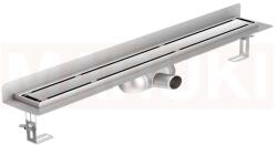 ACO Rigola de dus din inox ACO ShowerDrain C cu flansa perete, gratar Massive, lungime 585mm, h=69mm