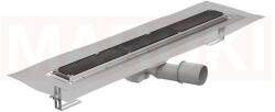 ACO Rigola de dus din inox ACO ShowerDrain M+ cu flansa orizontala, gratar Tile, lungime 800mm, h=92mm