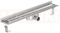 ACO Rigola de dus din inox ACO ShowerDrain C cu flansa perete, gratar Massive, lungime 1185mm, h=92mm