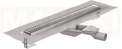 ACO Rigola de dus din inox ACO ShowerDrain M+ cu flansa orizontala, gratar Piano, lungime 1000mm, h=69mm