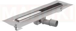 ACO Rigola de dus din inox ACO ShowerDrain M+ cu flansa orizontala, gratar Twist, lungime 1200mm, h=112mm