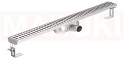 ACO Rigola de dus din inox ACO ShowerDrain C fara flansa, gratar Wave, lungime 1085mm, h=69mm