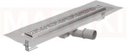 ACO Rigola de dus din inox ACO ShowerDrain M+ cu flansa orizontala, gratar Mix, lungime 700mm, h=92mm