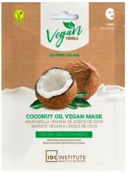 IDC Institute Mască de față cu ulei de nucă de cocos - IDC Institute Vegan Formula Coconut Oil Face Mask 25 g
