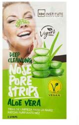 IDC Institute Głęboko oczyszczające paski na nos z aloesem - IDC Institute Pore Cleansing Strips Vegan Formula Aloe Vera 5 buc