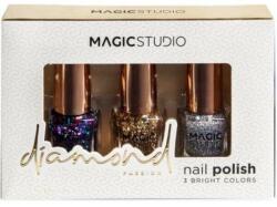 Magic Studio Set lacuri de unghii - Magic Studio Diamond 3 Nail Polish