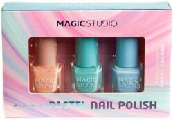 Magic Studio Set lacuri de unghii - Magic Studio Sweet Pastel 3 Nail Polish Set