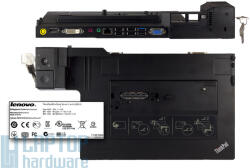Lenovo IBM ThinkPad T410, T510, T530 Mini Dock Series 3 dokkoló USB 3.0 + 90W Lenovo laptop töltő, 04Y2072, Type 4337