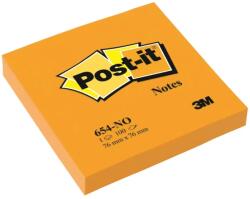 Post-it Notes adeziv neon 76 x 76 mm 100 file Post-it (APNOT120PORTOCALIU)
