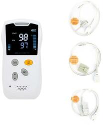 Accurate Pulsoximetru portabil Accurate HS10A, senzor neonatal, senzor pediatric, senzor adulti, display LCD, functie de alarma, baterii incluse - esteto