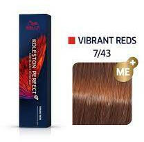 Wella Koleston Perfect Me+ Vibrant Reds 7/43 60 ml