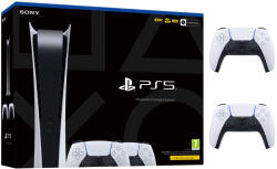 Sony Playstation 5 Digital + Controller suplimentar, Consola de jocuri PS5, 825GB (CFI-1216B_G2)